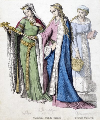 Noble ladies, Germany by German School