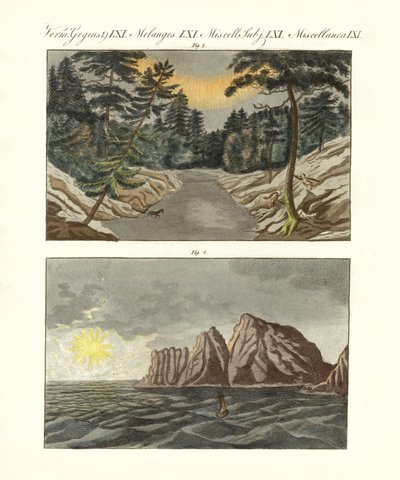 Nordic natural phenomenons by German School