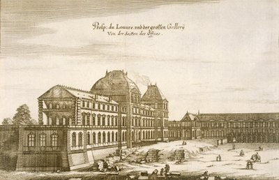 Palais du Louvre by German School