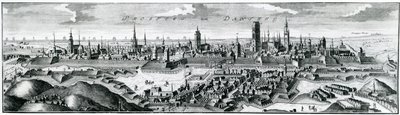 Panoramic View of Danzig (Gdansk) by German School