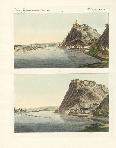 Picturesque Views of the Rhine by German School