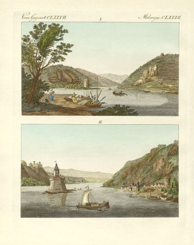 Picturesque Views of the Rhine by German School