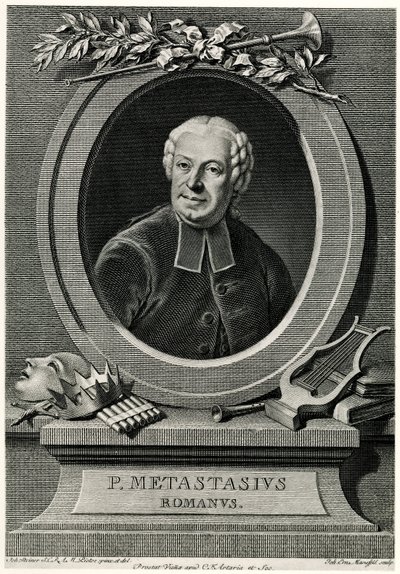 Pietro Metastasio by German School