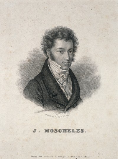 Portrait of Ignaz Moscheles (1794-1870) by German School
