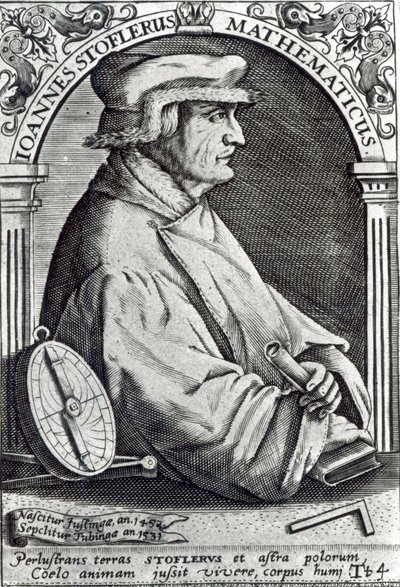 Portrait of Johannes Stoffler by German School