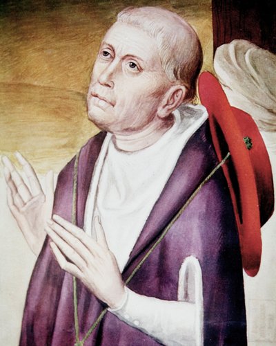 Portrait of Nicolas de Cues by German School