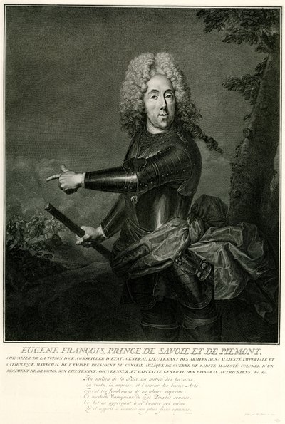 Prince Eugene of Savoy-Carignan by German School