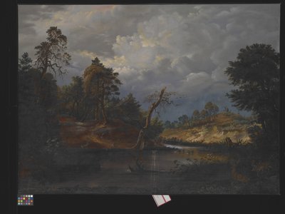 Romantic Landscape by German School