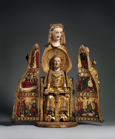 Shrine of the Virgin by German School