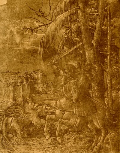 St. George Slaying the Dragon by German School