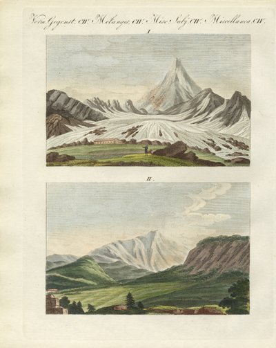 Strange mountains by German School
