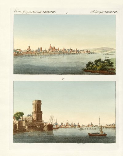 Strange Towns on the Rhine by German School
