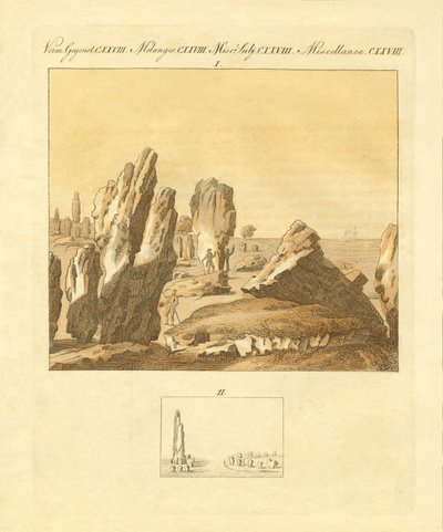 The Celtic monuments of Carnac by German School