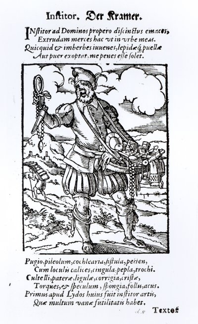 The Pedlar, Published by Hartman Schopper by German School