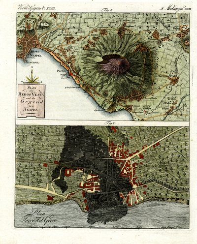 The Vesuvius by German School