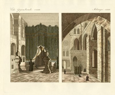 The holy sepulcher of Jerusalem by German School