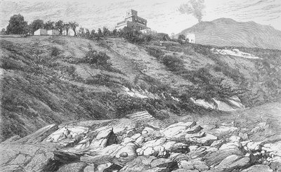 The Observatory of Mount Vesuvius by German School