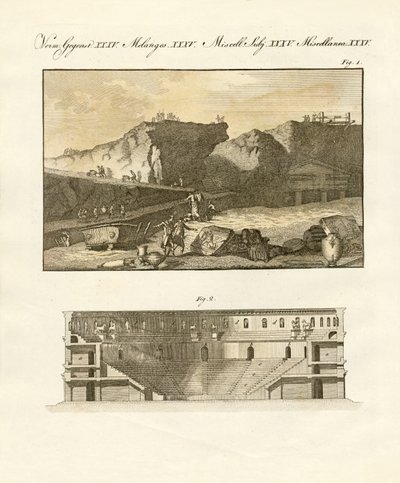 The Subterranean Town of Herculaneum by German School