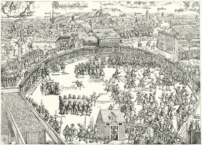 Tournament in Zwickau, August 1573 by German School