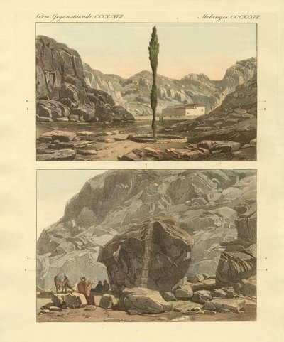 Views of Mount Sinai by German School