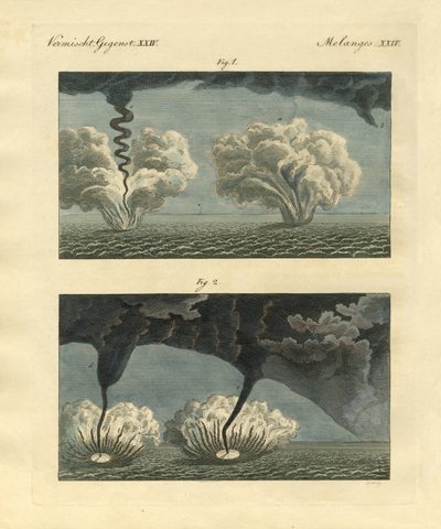 Waterspouts by German School