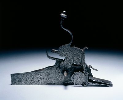 Wheel-lock from a Hunting Gun by German School