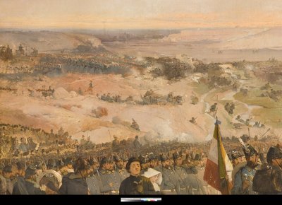 Battle of the Chernaya by Gerolamo Induno