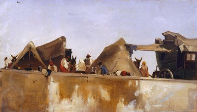 Camp by Gerolamo Induno