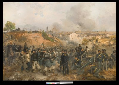 The Fall of Palestro, 30 May 1859 by Gerolamo Induno