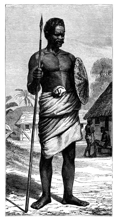 Malagasy Warrior, 19th Century by Gerome Staal