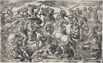 Battle of the Lapiths and Centaurs by Geronima Cagnaccia Parasole