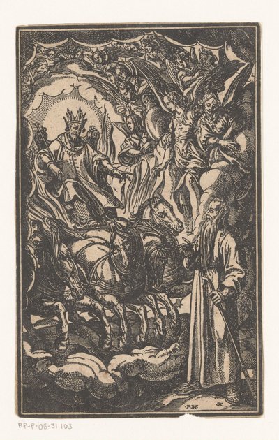 Crowned Saint on a Wagon by Geronima Cagnaccia Parasole