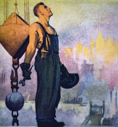 The Builder by Gerrit Albertus Beneker