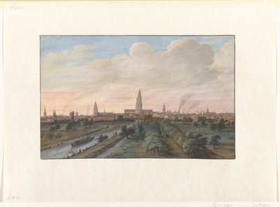 View of the City of Groningen by Gerrit Battem