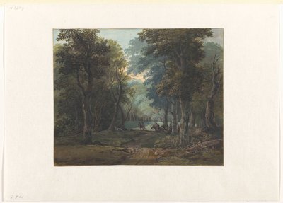 Hunters in a Forest by Gerrit Battem