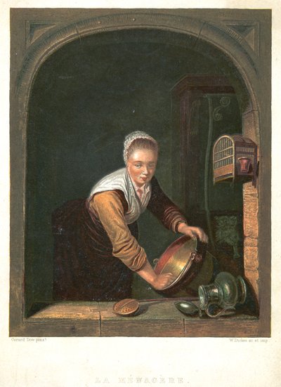 The Housewife by Gerrit Dou