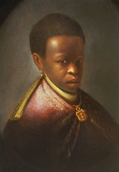 Portrait of a Black Courtier by Gerrit Dou