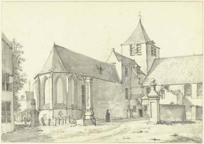 The Church at Laeken near Brussels by Gerrit Lamberts