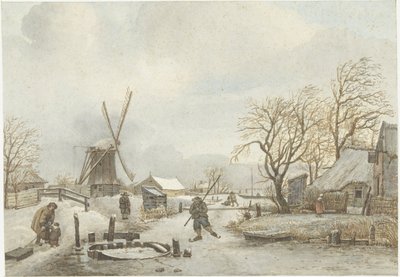 Winter Landscape by Gerrit Lamberts