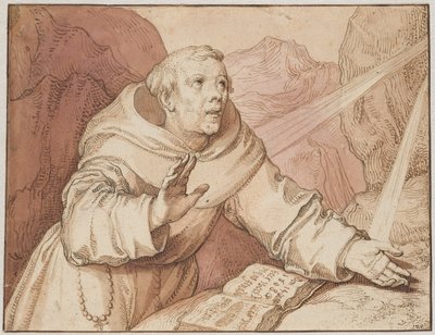 Saint Francis Receiving the Stigmata by Gerrit Pietersz.