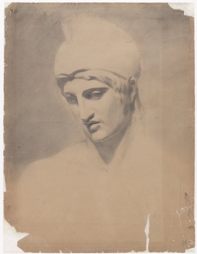 Academy Study with Helmeted Head by Gerrit Willem Dijsselhof