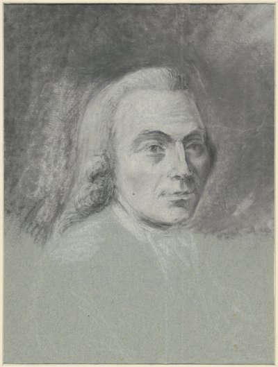 Self-Portrait of Gerrit Zegelaar, with Wig by Gerrit Zegelaar
