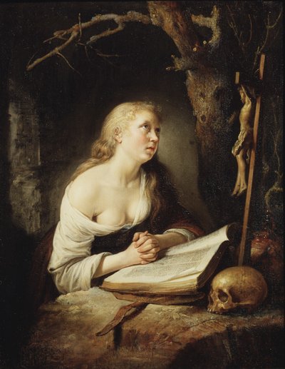 The Penitent Magdalen by Gerrit Dou