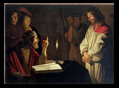 Christ Before Caiaphas by Gerrit van Honthorst