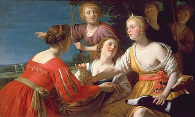 Diana Resting after the Hunt by Gerrit van Honthorst