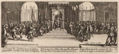 Distribution of Rewards by Gerrit van Schagen after Jacques Callot