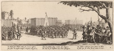 Recruitment of Troops by Gerrit van Schagen after Jacques Callot