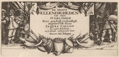 Title Page by Gerrit van Schagen after Jacques Callot