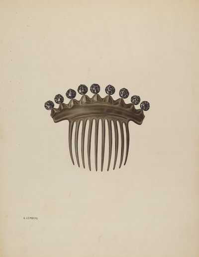 Comb, c. 1939 by Gertrude Lemberg