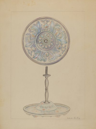 Mirror Support by Gertrude Lemberg